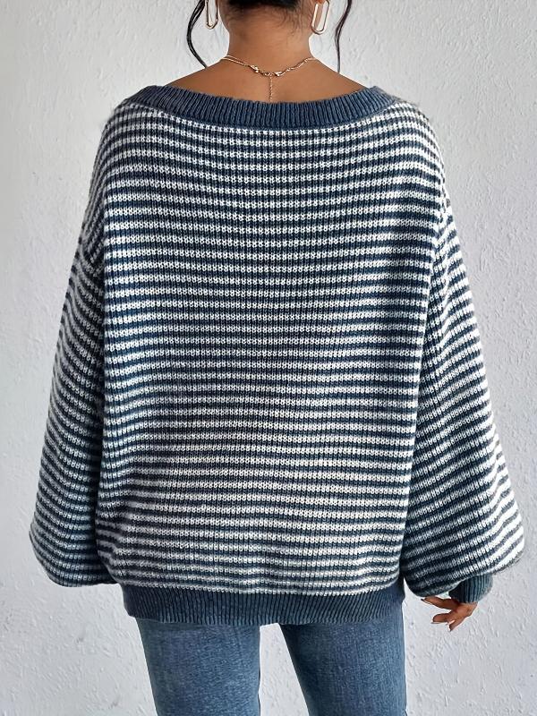 Althea | Loose knit sweater with dropped shoulders