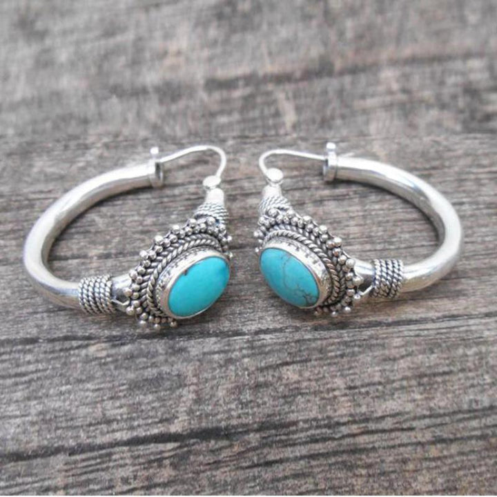 Emalyn | Vintage turquoise earrings