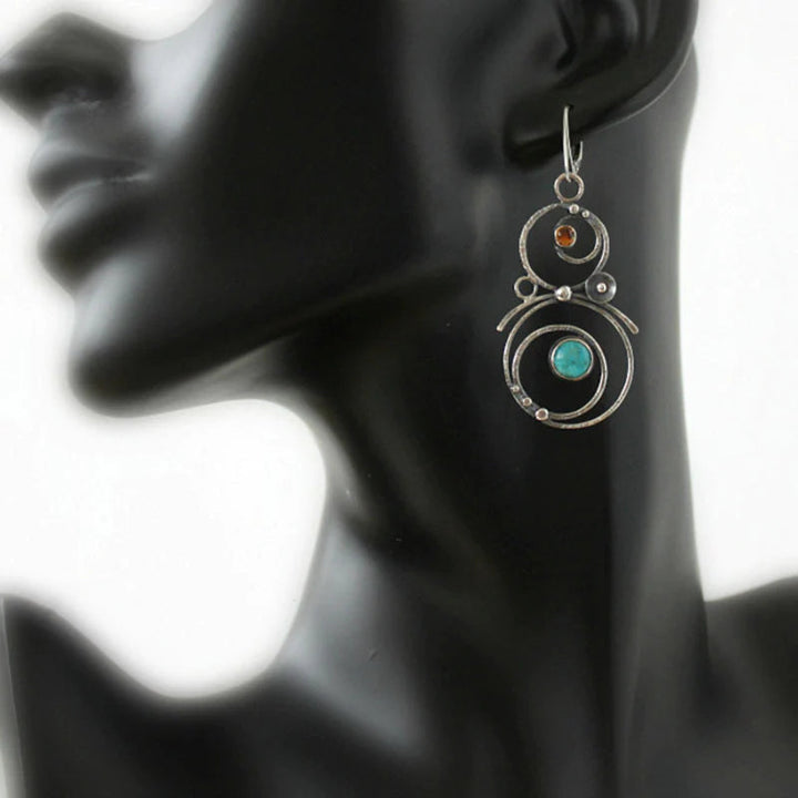 Aida | Blue stone earrings