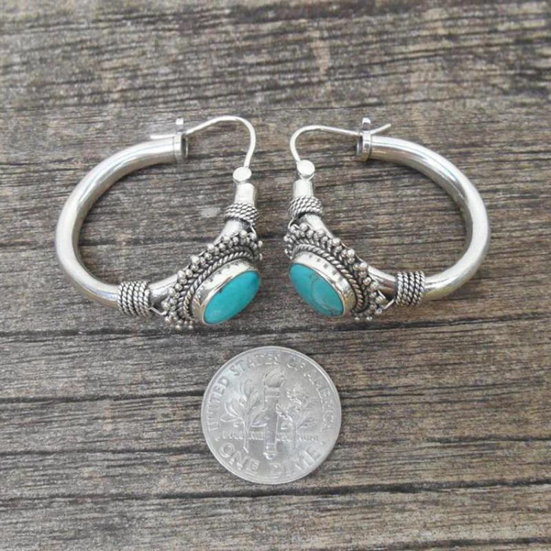 Emalyn | Vintage turquoise earrings