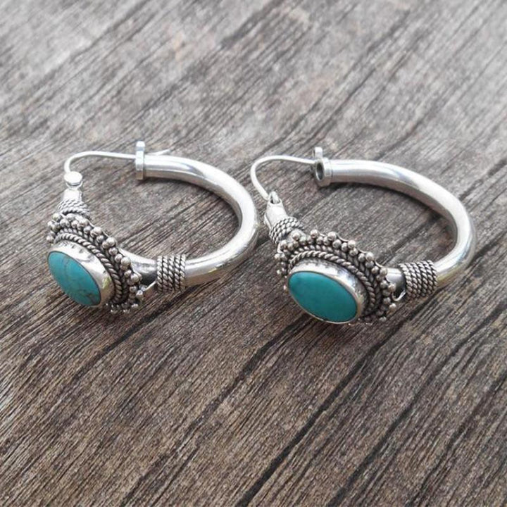 Emalyn | Vintage turquoise earrings