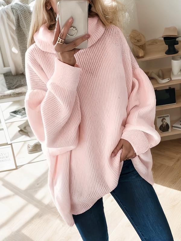 Janiyah | Plus size turtleneck knitted sweater