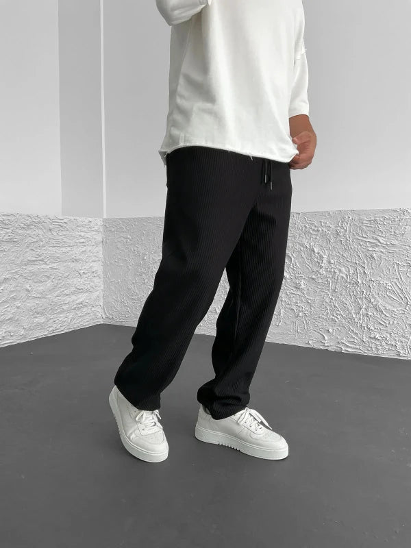 Jason | Ribbed spandex comfort pants