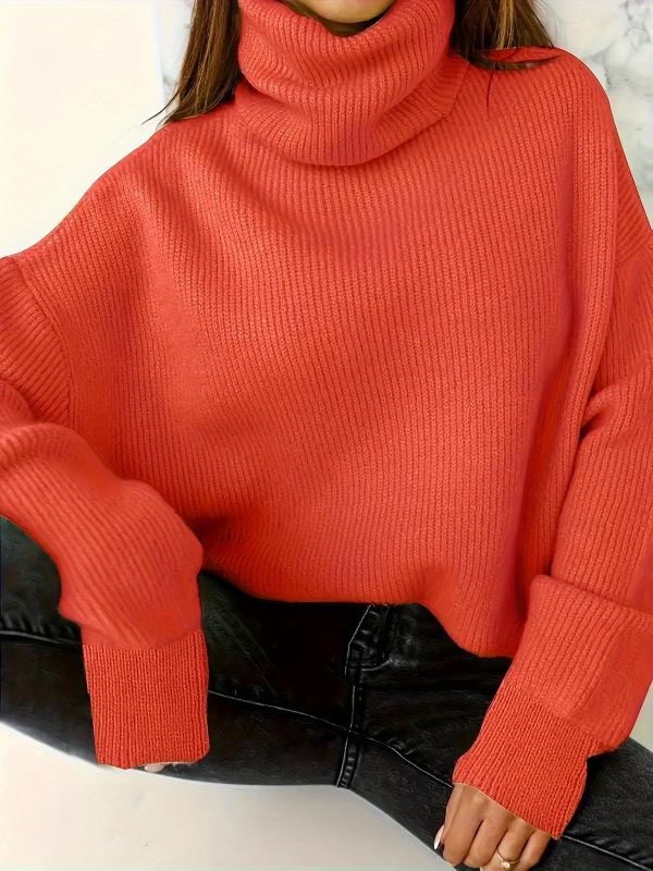 Janiyah | Plus size turtleneck knitted sweater