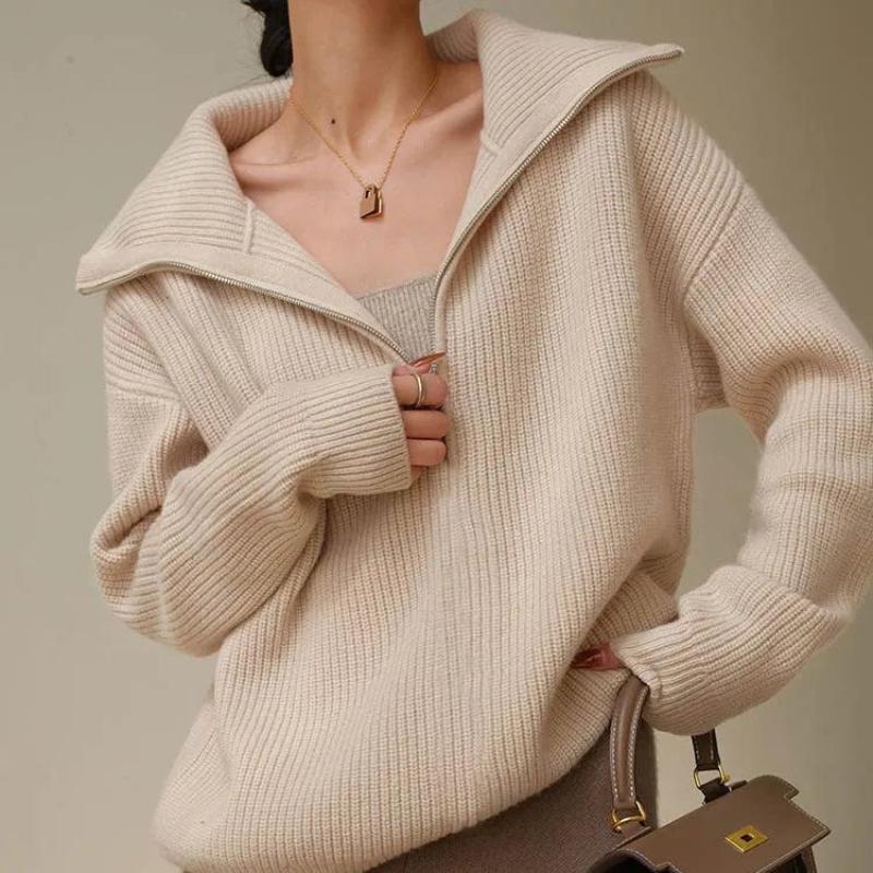 Shaina | Zipper sweater