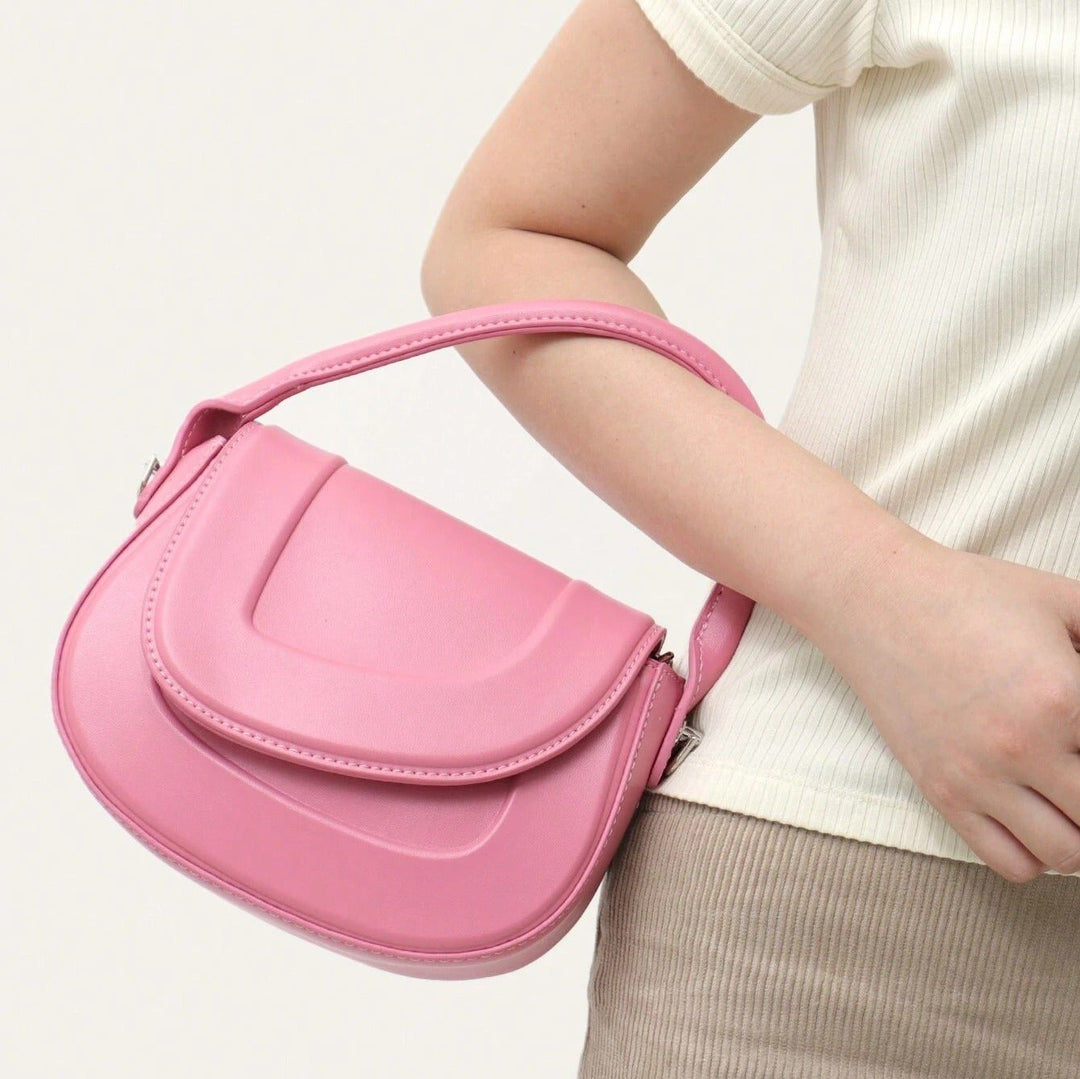 Novessa | Luxe Statement Minimalist Saddle Bag