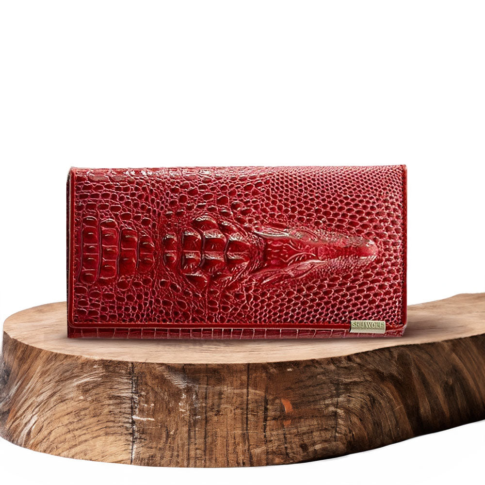 Ismoria | Elegant Embossed RFID Wallet