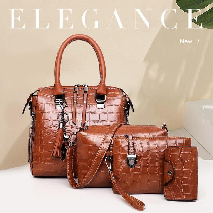 Rosmira | 4-Piece Leather Bag Set