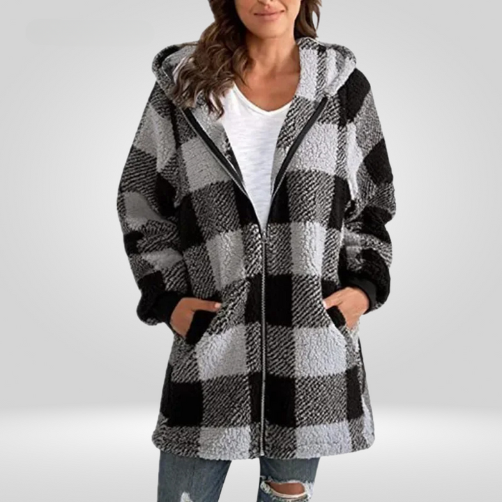 Moia | Cozy plaid jacket