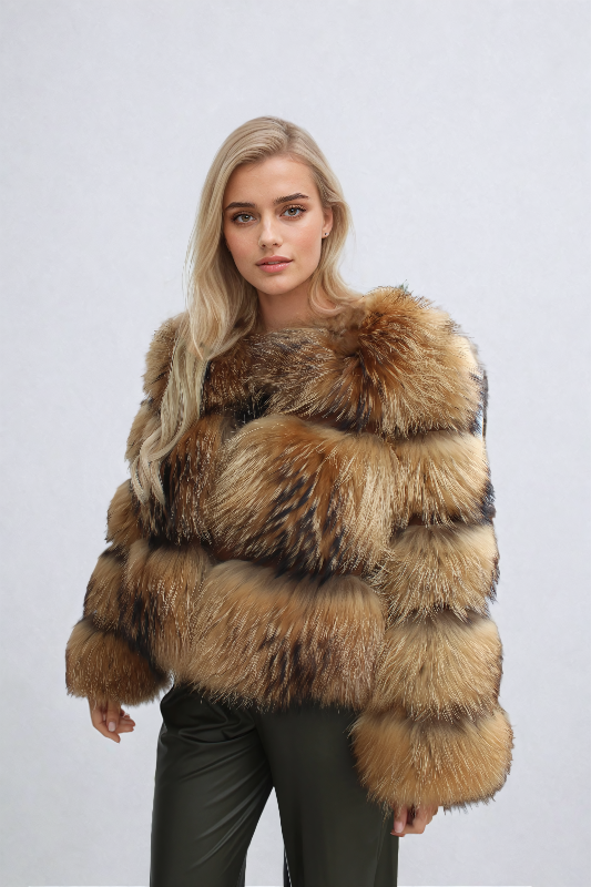 Delaney | Stylish faux fur coat