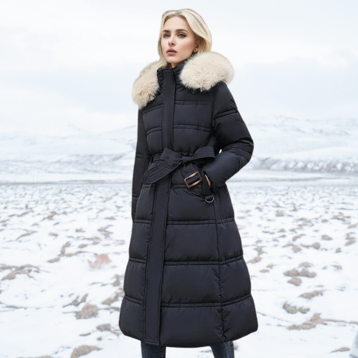 Melanie | Luxurious winter parka with fur hood