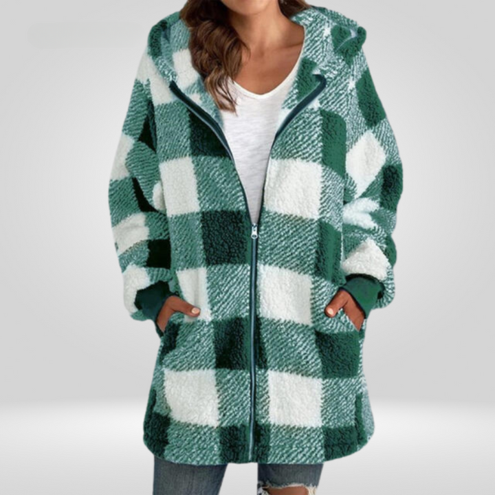 Moia | Cozy plaid jacket