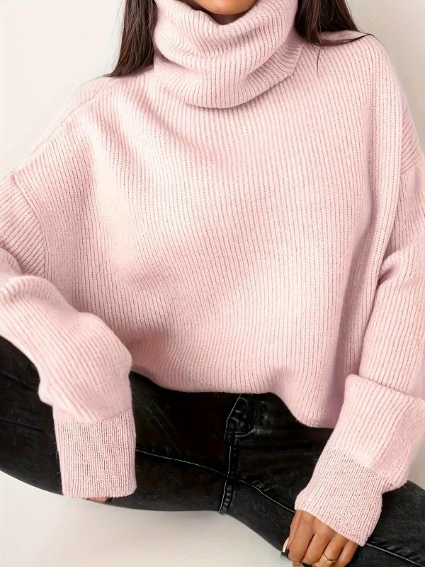 Janiyah | Plus size turtleneck knitted sweater