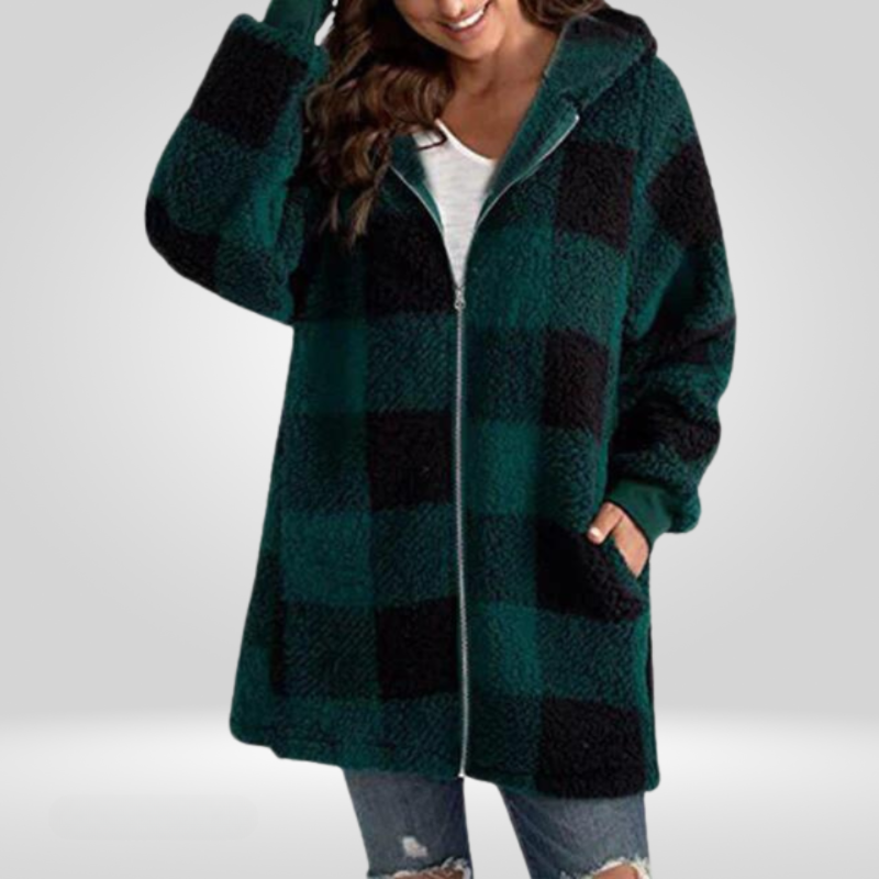 Moia | Cozy plaid jacket