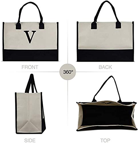 Aisora | Personalized Tote Bag with Letter