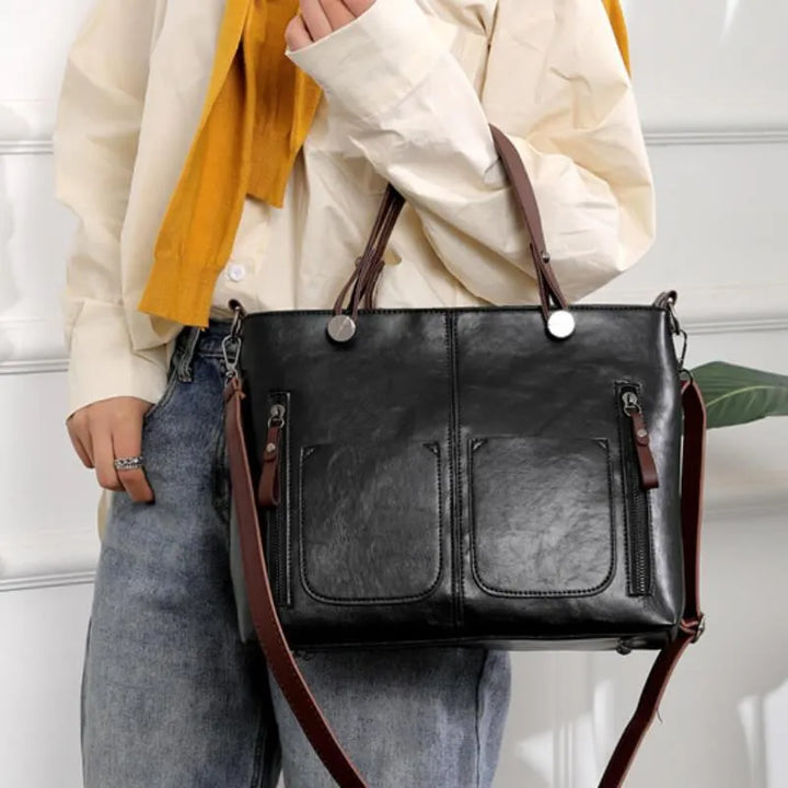 Celina | Leather shoulder bag