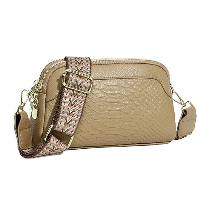 Mirellia | Elegant Charm Mini Crossbody Bag Croc Pattern