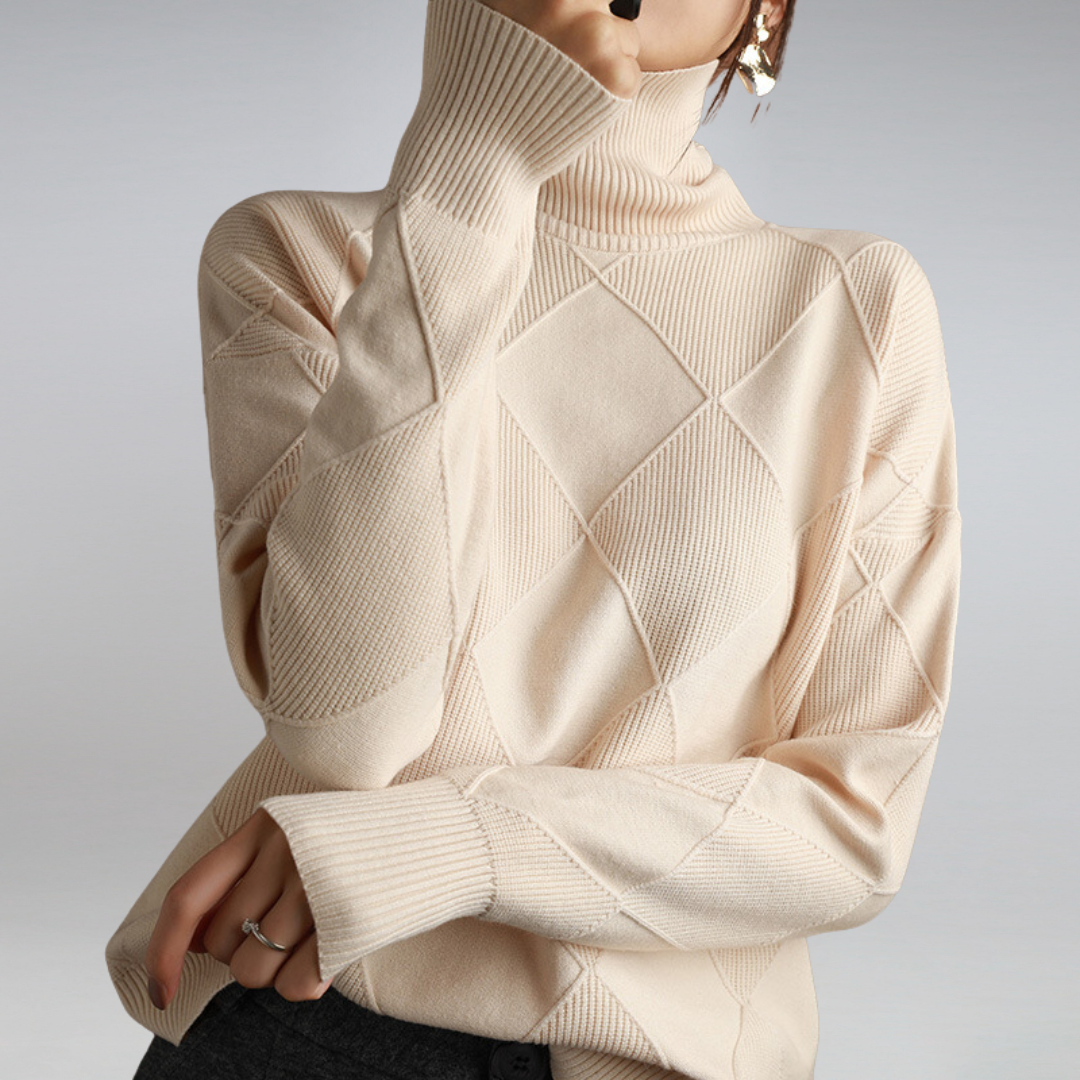 Sapphire | Soft turtleneck sweater