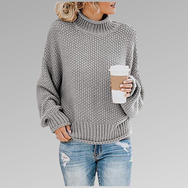 Temia | Cozy knit turtleneck sweater