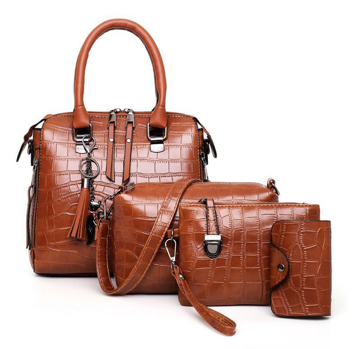 Rosmira | 4-Piece Leather Bag Set