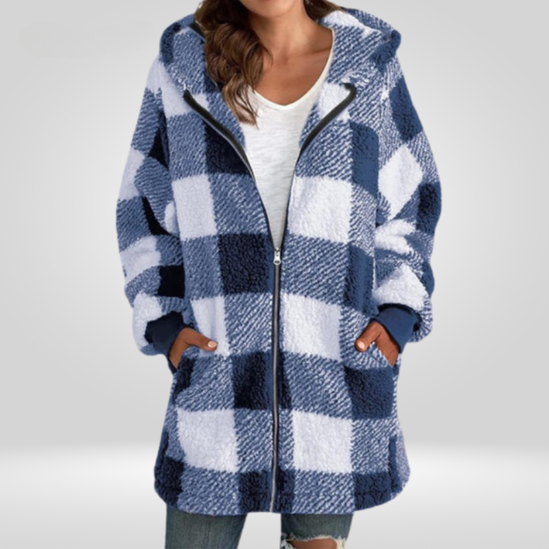 Moia | Cozy plaid jacket