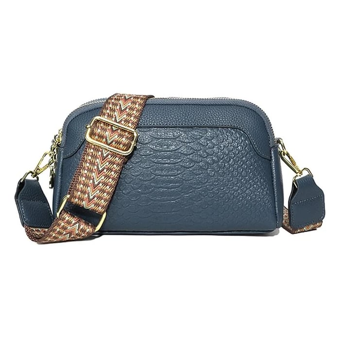 Mirellia | Elegant Charm Mini Crossbody Bag Croc Pattern