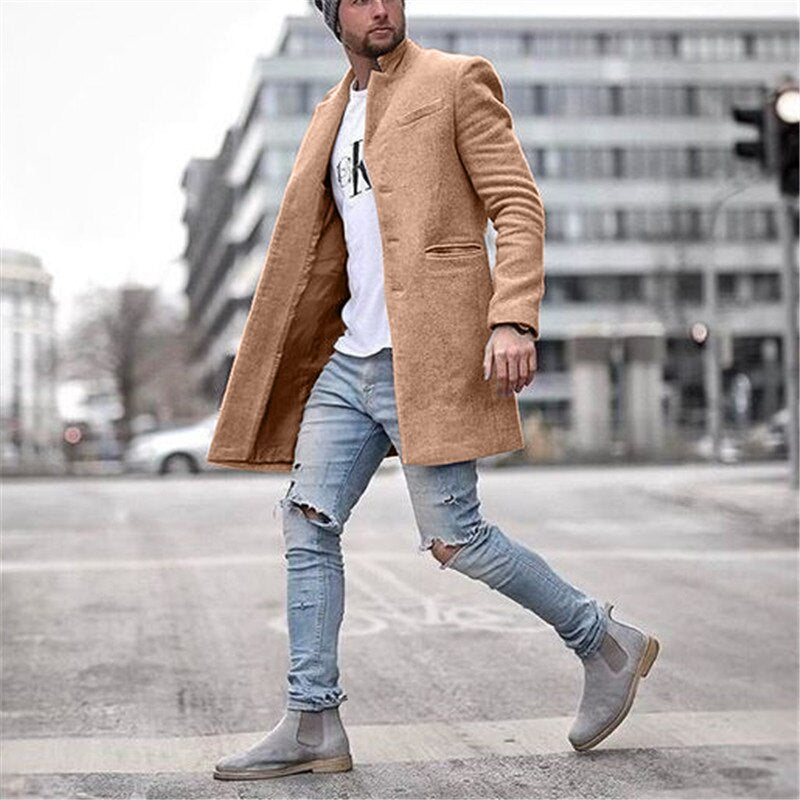 Celso | Classic Long Wool Coat