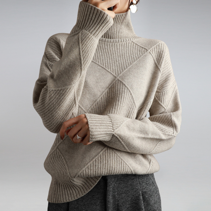 Sapphire | Soft turtleneck sweater