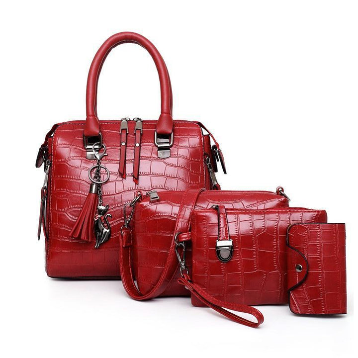 Rosmira | 4-Piece Leather Bag Set