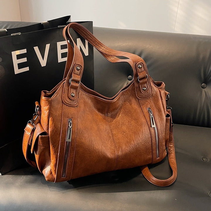 Tivana | Timeless Leather Tote Bag