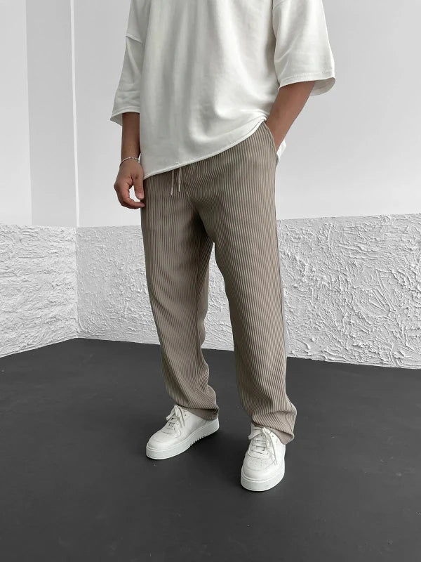 Jason | Ribbed spandex comfort pants