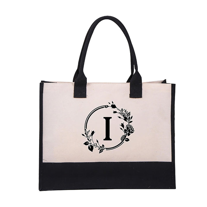 Aisora | Personalized Tote Bag with Letter