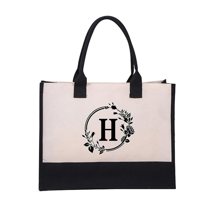 Aisora | Personalized Tote Bag with Letter