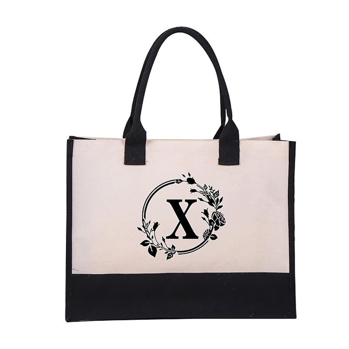 Aisora | Personalized Tote Bag with Letter