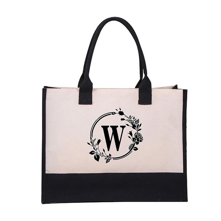 Aisora | Personalized Tote Bag with Letter