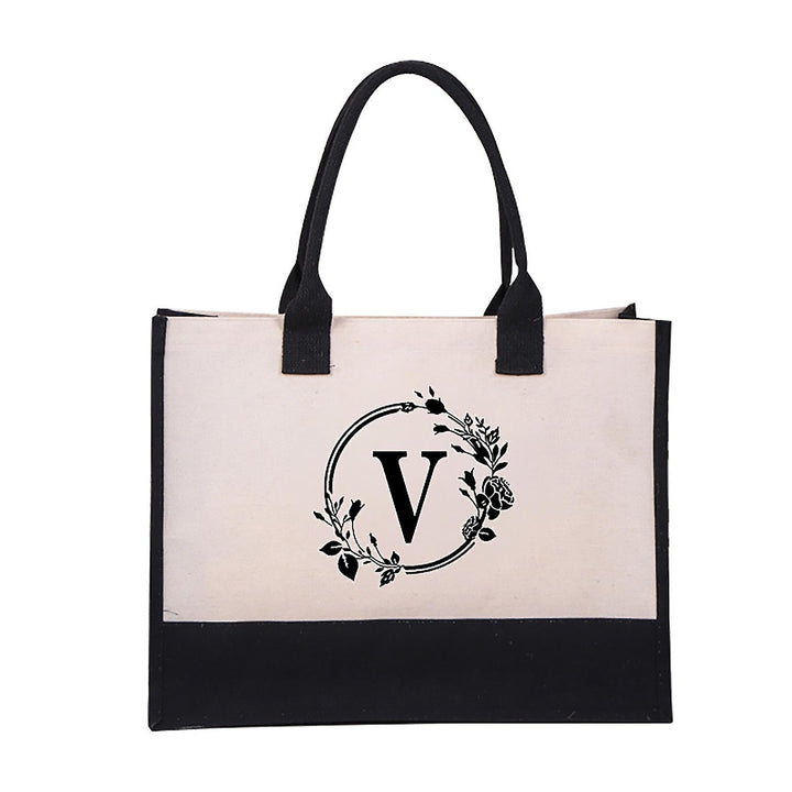 Aisora | Personalized Tote Bag with Letter