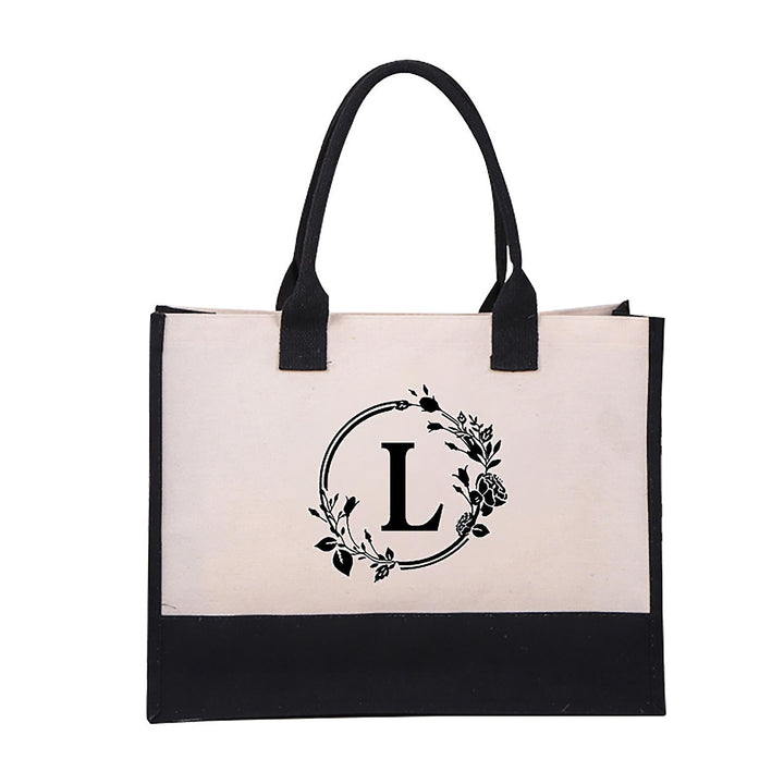 Aisora | Personalized Tote Bag with Letter