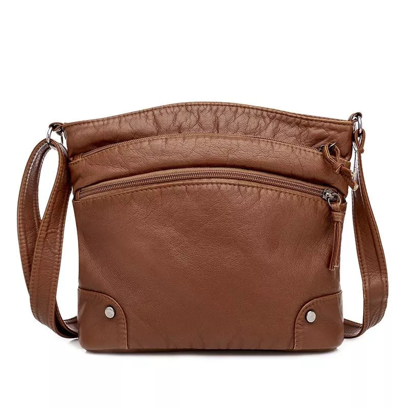 Ricah | Sleek leather shoulder bag