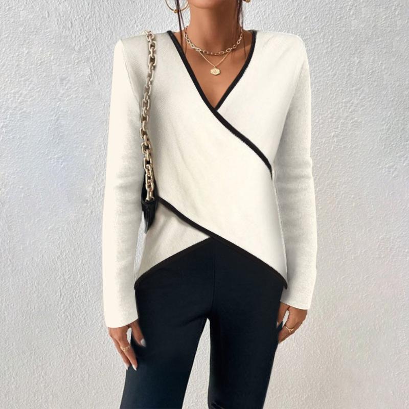 Dominique | Elegant v-neck sweater