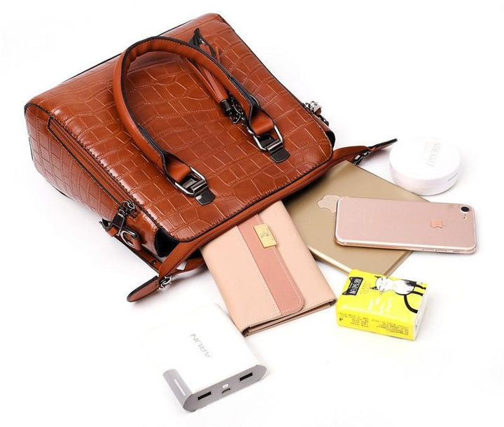 Rosmira | 4-Piece Leather Bag Set