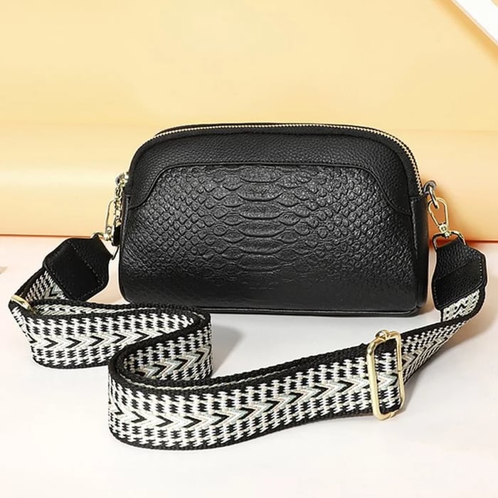 Mirellia | Elegant Charm Mini Crossbody Bag Croc Pattern