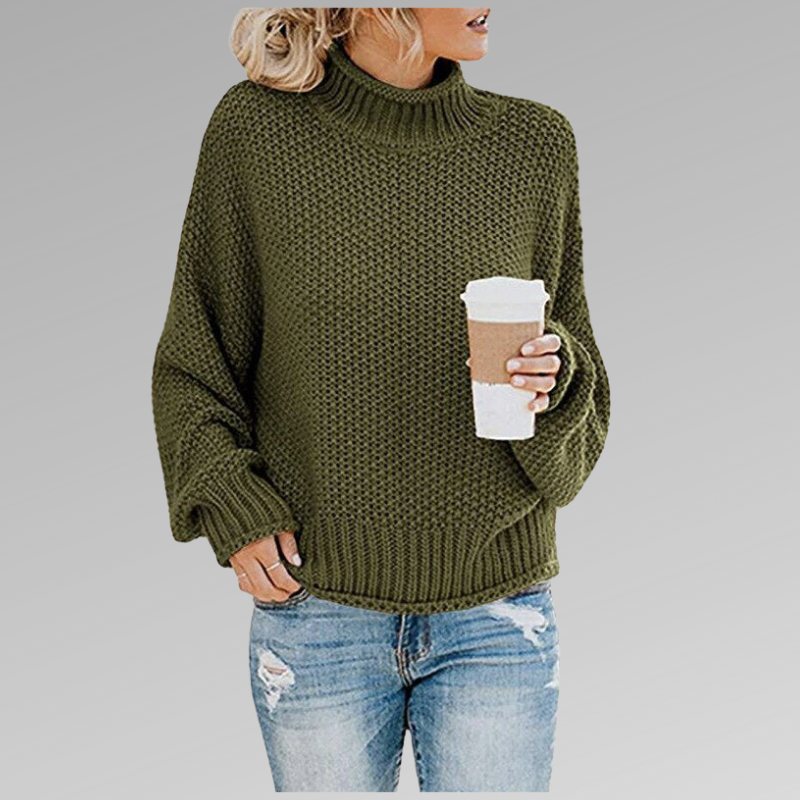 Temia | Cozy knit turtleneck sweater