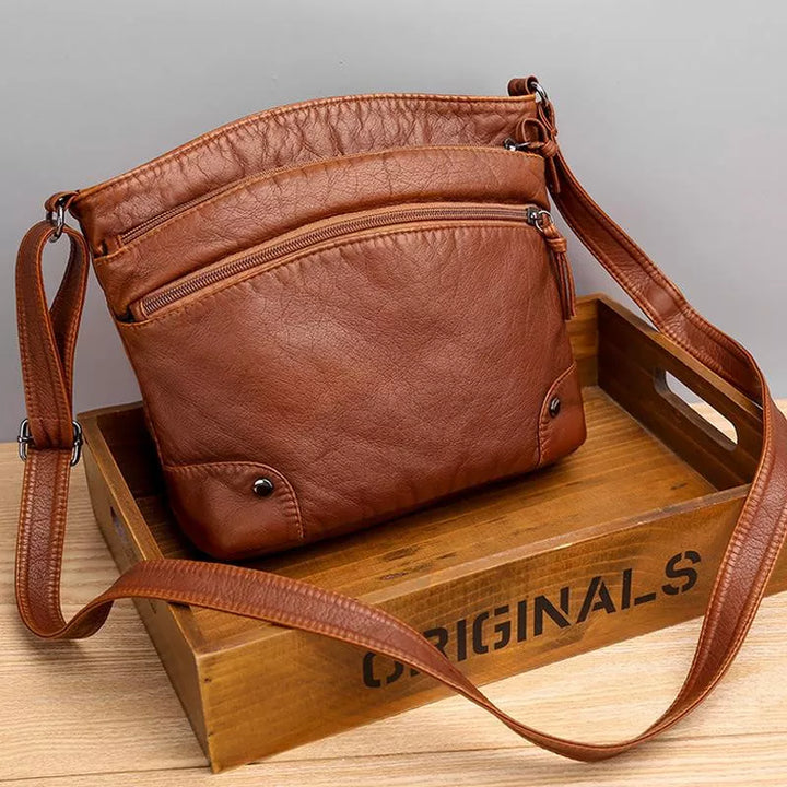 Ricah | Sleek leather shoulder bag