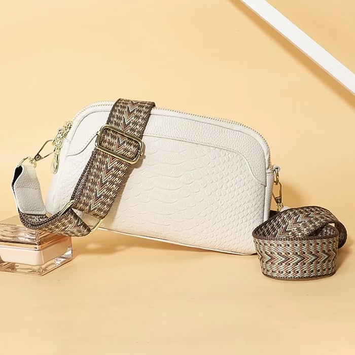 Mirellia | Elegant Charm Mini Crossbody Bag Croc Pattern