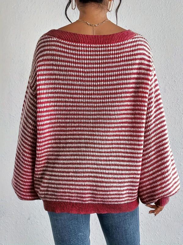 Althea | Loose knit sweater with dropped shoulders