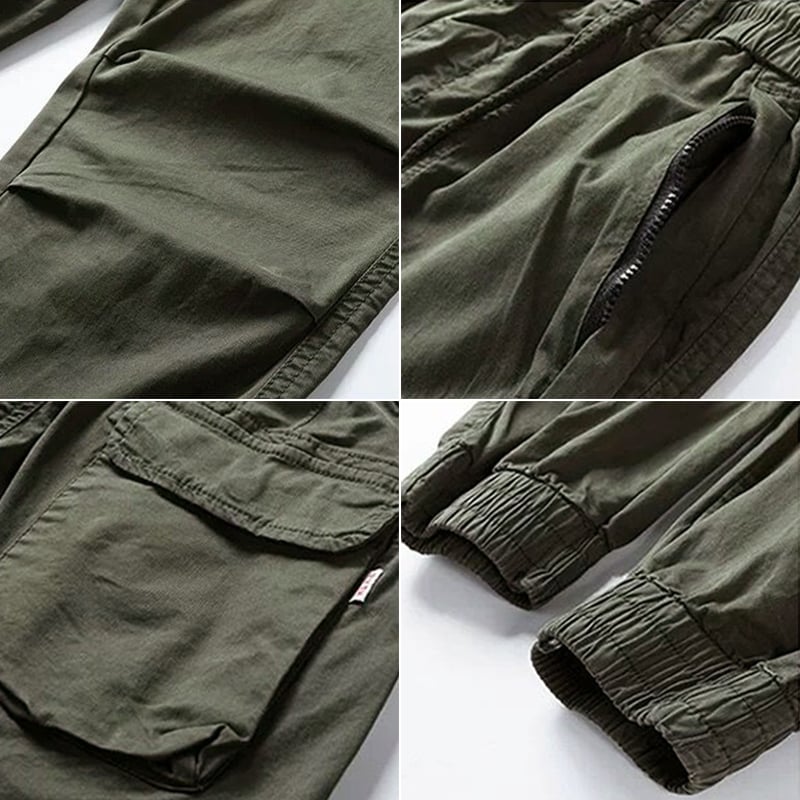 Lemuel | Stretch cargo pants with pockets