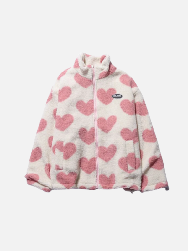 Fia | Double-sided heart coat