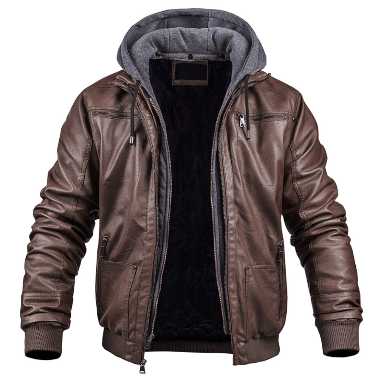 George | Premium leather winter jacket