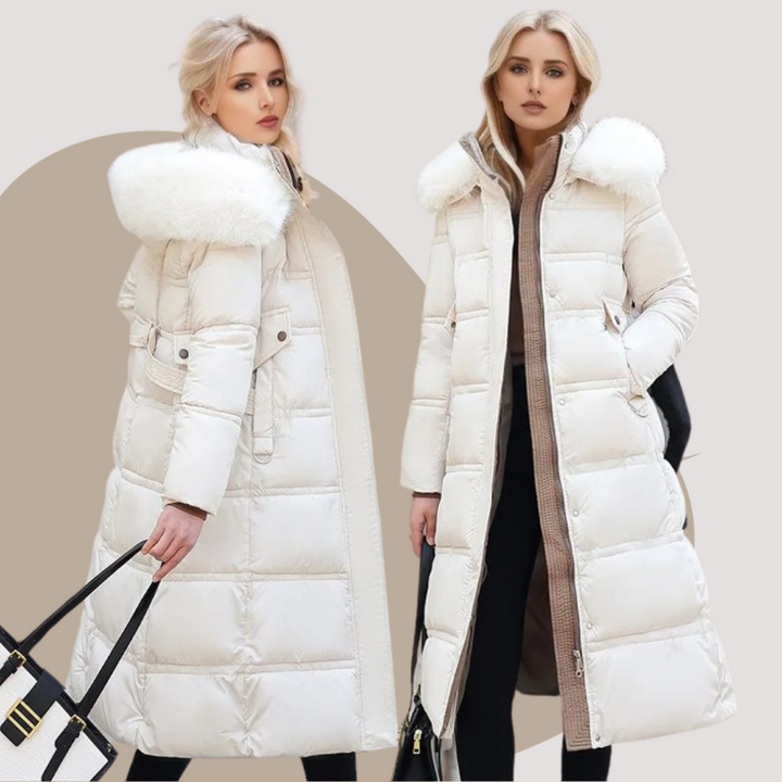 Melanie | Luxurious winter parka with fur hood