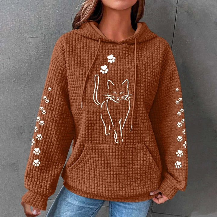 Marigold - Cozy oversized fleece hoodie for women